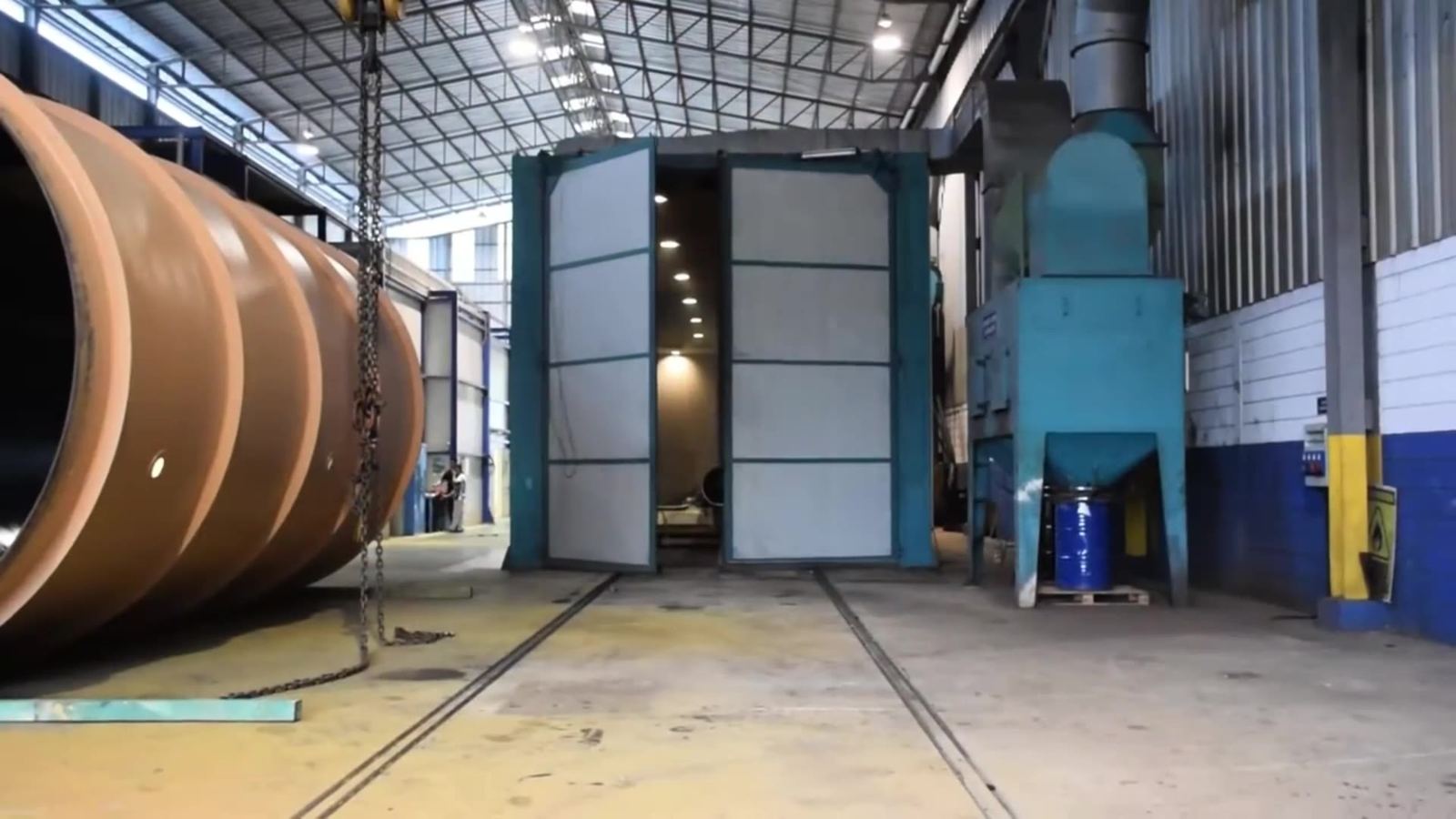 Cabina de granallado automático de IIA TECH